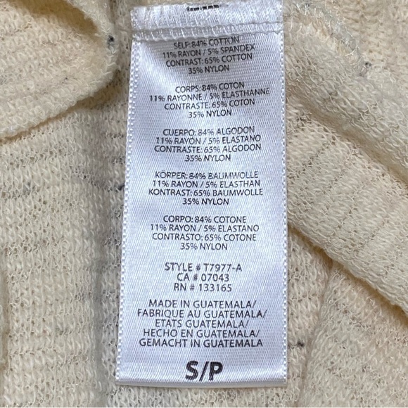 Everleigh Cream Lace Knit Top Small Boho Cottagecore Lagenlook Boxy Fit - Picture 6 of 8